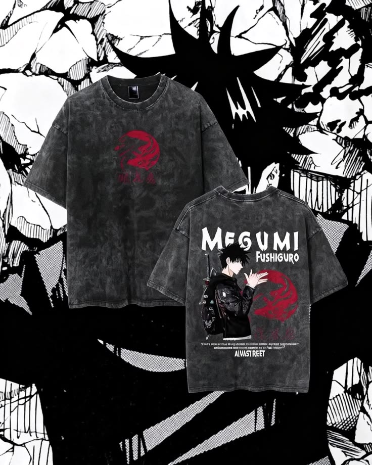 MEGUMI FUSHIGURO Designed Tee ~ Anime collection