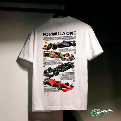 Formula One Back print Tee ~ Cars edition