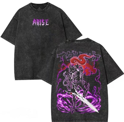 ARISE Acid Washed Tee ~ Anime collection